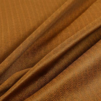 Kirkwall Herringbone Furnishing Fabric In Orange Colour - Roman Blinds