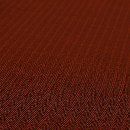 Kirkwall Herringbone Furnishing Fabric In Dark Red Colour - Handmade Cushions