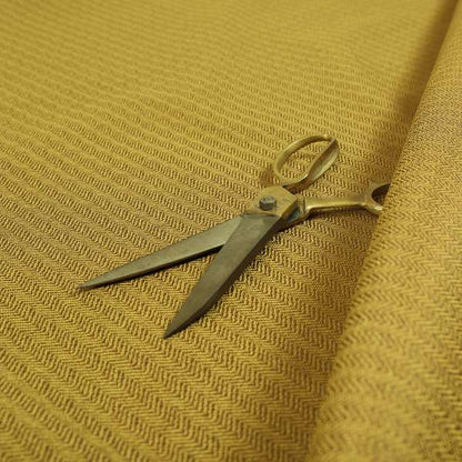 Kirkwall Herringbone Furnishing Fabric In Yellow Colour - Handmade Cushions