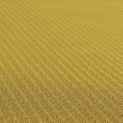 Kirkwall Herringbone Furnishing Fabric In Yellow Colour - Made To Measure Curtains