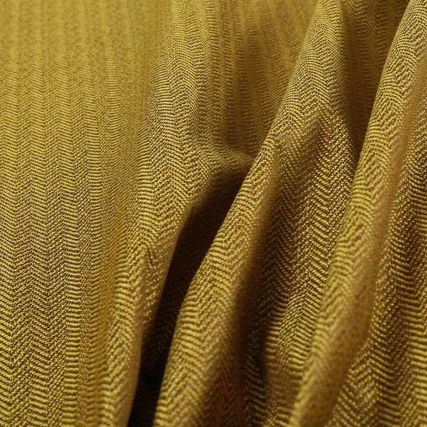 Kirkwall Herringbone Furnishing Fabric In Yellow Colour - Roman Blinds