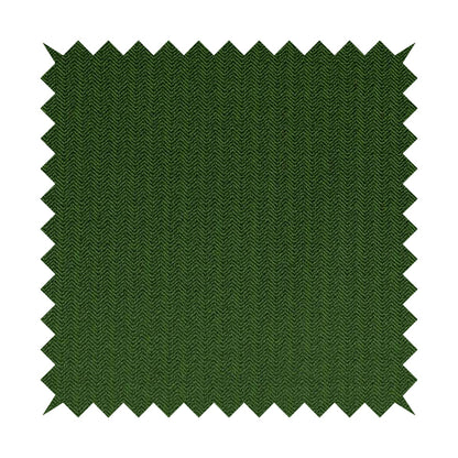 Kirkwall Herringbone Furnishing Fabric In Dark Green Colour - Roman Blinds