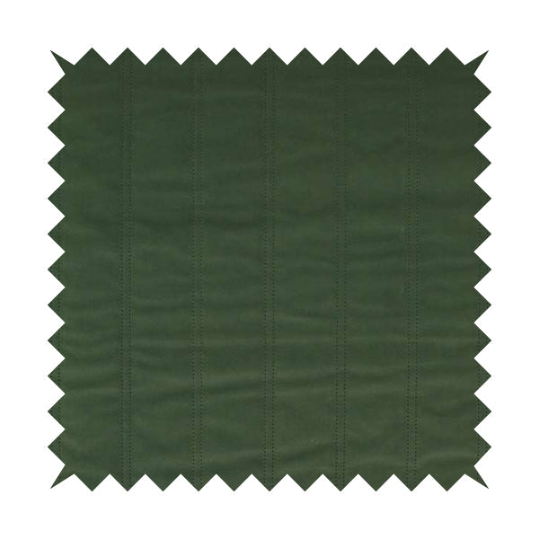 Lahore Fluted Stitched Quilted Green Velvet Soft Upholstery Furnishing Fabric - Handmade Cushions