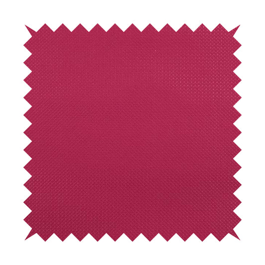Lattice Quilted Textured Faux Leather Pink Vinyl Upholstery Fabric