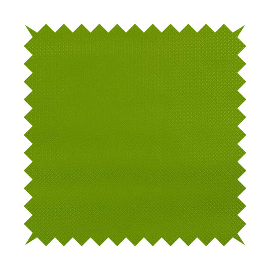 Lattice Quilted Textured Faux Leather Lime Green Vinyl Upholstery Fabric