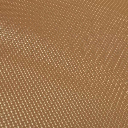 Lattice Quilted Textured Faux Leather Rose Gold Vinyl Upholstery Fabric