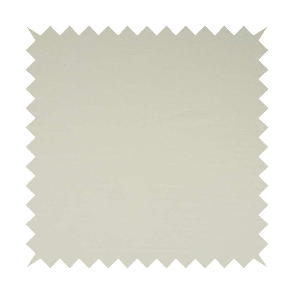 Lauren Hardwearing Linen Effect Chenille Upholstery Furnishing Fabric White Colour