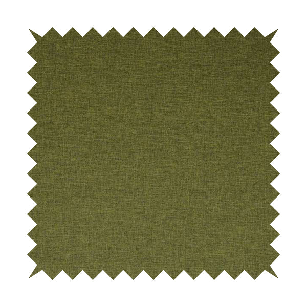 Lauren Hardwearing Linen Effect Chenille Upholstery Furnishing Fabric Green Grass Colour - Roman Blinds