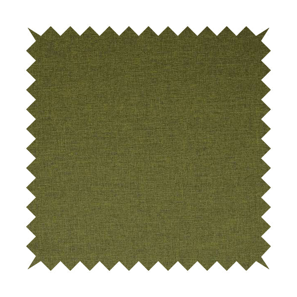 Lauren Hardwearing Linen Effect Chenille Upholstery Furnishing Fabric Green Grass Colour - Handmade Cushions