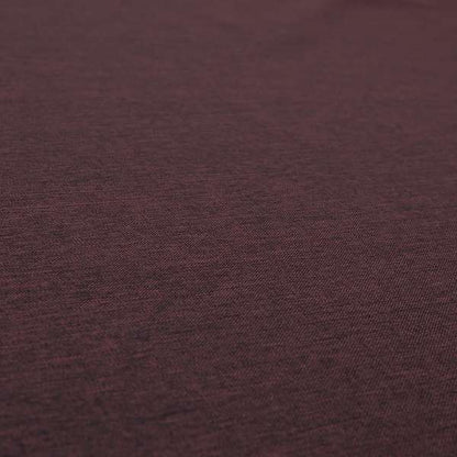 Lauren Hardwearing Linen Effect Chenille Upholstery Furnishing Fabric Wine Colour - Roman Blinds