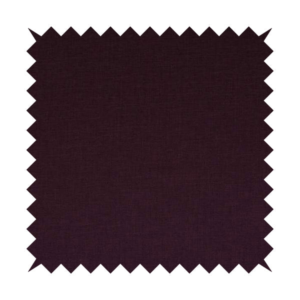 Lauren Hardwearing Linen Effect Chenille Upholstery Furnishing Fabric Purple Colour