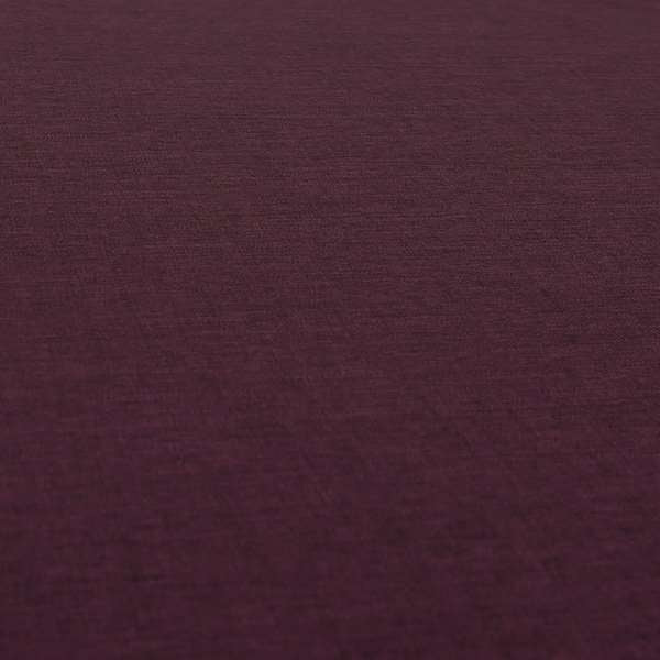 Lauren Hardwearing Linen Effect Chenille Upholstery Furnishing Fabric Purple Colour - Roman Blinds