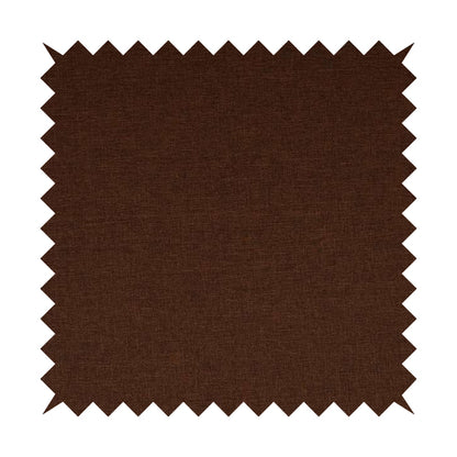 Lauren Hardwearing Linen Effect Chenille Upholstery Furnishing Fabric Rust Orange Colour - Roman Blinds