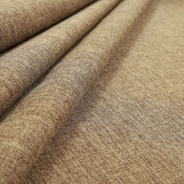 Lauren Hardwearing Linen Effect Chenille Upholstery Furnishing Fabric Taupe Colour