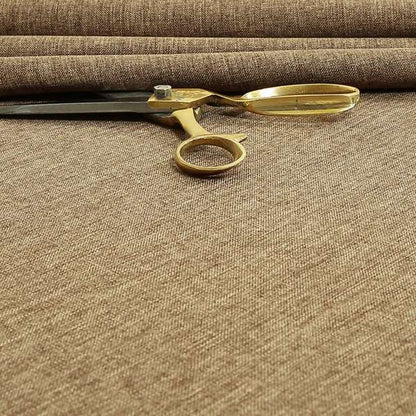 Lauren Hardwearing Linen Effect Chenille Upholstery Furnishing Fabric Taupe Colour - Handmade Cushions