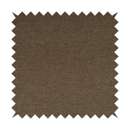Lauren Hardwearing Linen Effect Chenille Upholstery Furnishing Fabric Brown Colour - Roman Blinds