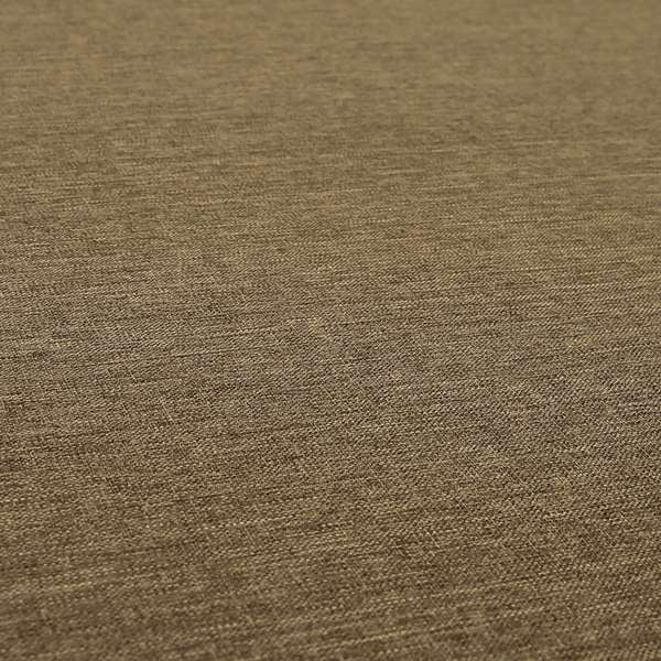 Lauren Hardwearing Linen Effect Chenille Upholstery Furnishing Fabric Brown Colour - Roman Blinds