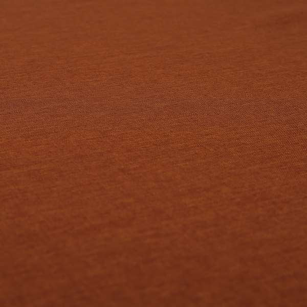 Lauren Hardwearing Linen Effect Chenille Upholstery Furnishing Fabric Orange Colour