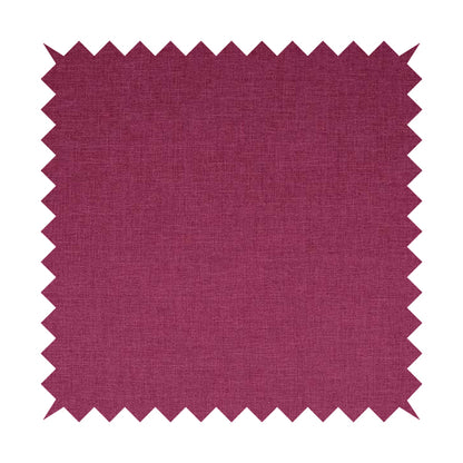 Lauren Hardwearing Linen Effect Chenille Upholstery Furnishing Fabric Pink Colour