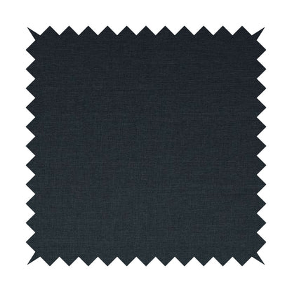 Lauren Hardwearing Linen Effect Chenille Upholstery Furnishing Fabric Denim Blue Colour