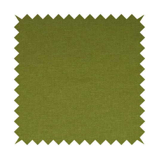 Lauren Hardwearing Linen Effect Chenille Upholstery Furnishing Fabric Lime Green Colour