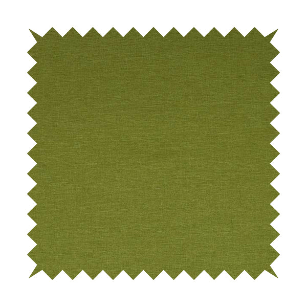 Lauren Hardwearing Linen Effect Chenille Upholstery Furnishing Fabric Lime Green Colour - Made To Measure Curtains