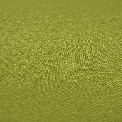 Lauren Hardwearing Linen Effect Chenille Upholstery Furnishing Fabric Lime Green Colour