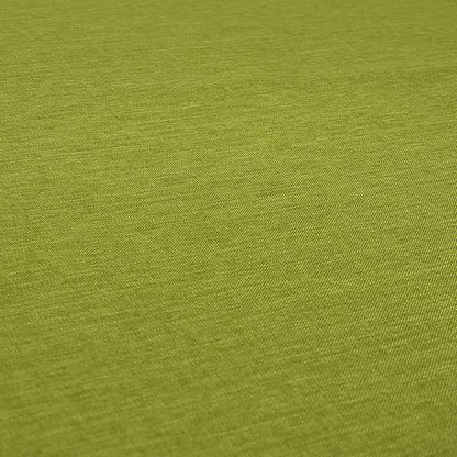 Lauren Hardwearing Linen Effect Chenille Upholstery Furnishing Fabric Lime Green Colour - Handmade Cushions