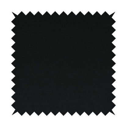 Lauren Hardwearing Linen Effect Chenille Upholstery Furnishing Fabric Black Colour