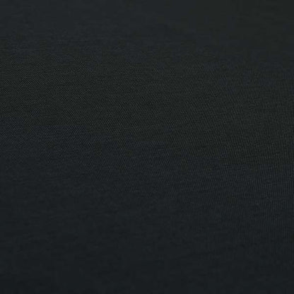 Lauren Hardwearing Linen Effect Chenille Upholstery Furnishing Fabric Black Colour