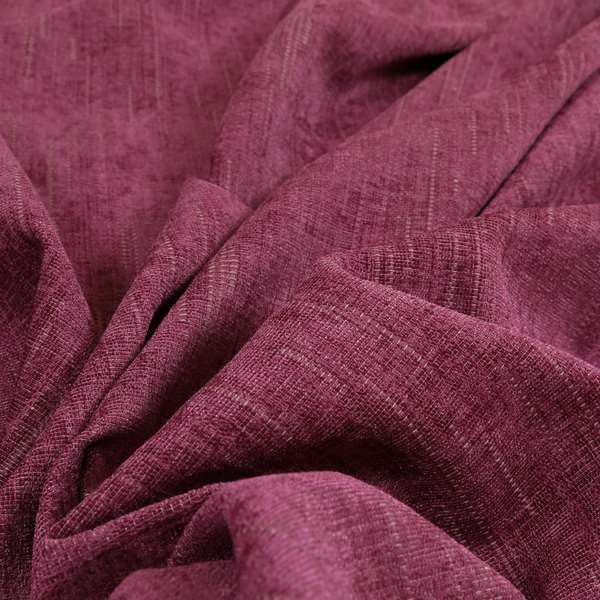 Lerwick Soft Textured Chenille Fabric Pink Colour Interior Fabrics