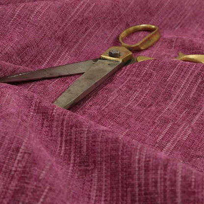 Lerwick Soft Textured Chenille Fabric Pink Colour Interior Fabrics