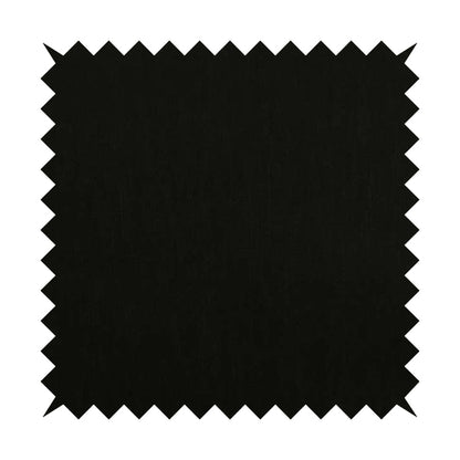 Levi Soft Cotton Textured Faux Leather In Black Colour Upholstery Fabrics - Roman Blinds