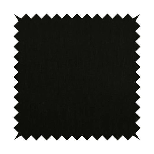 Levi Soft Cotton Textured Faux Leather In Black Colour Upholstery Fabrics
