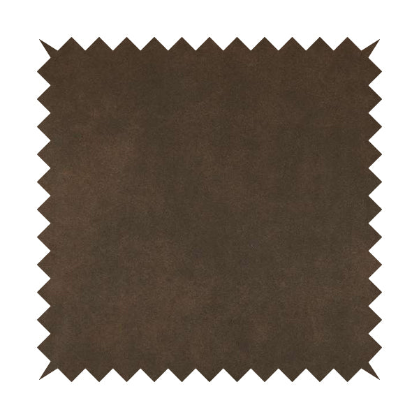 Lisbon Faux Suede Leatherette Finish Upholstery Fabric In Dark Brown Colour - Handmade Cushions