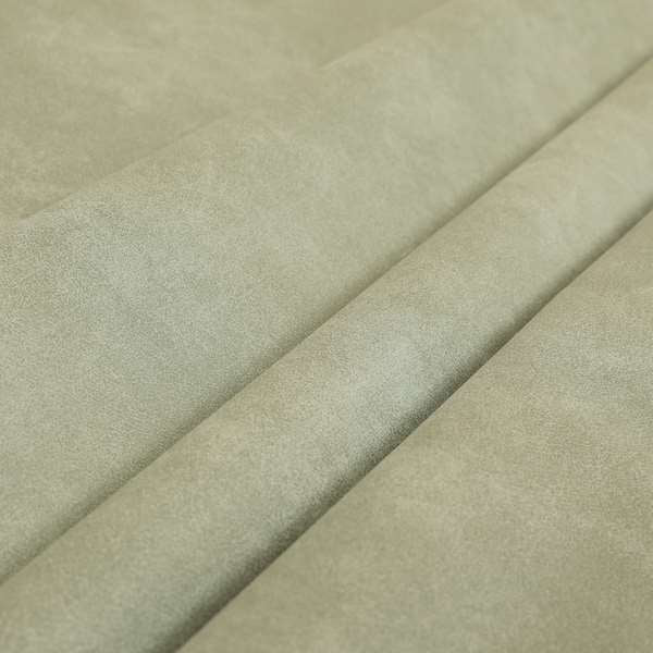 Lisbon Faux Suede Leatherette Finish Upholstery Fabric In Aqua Colour - Roman Blinds