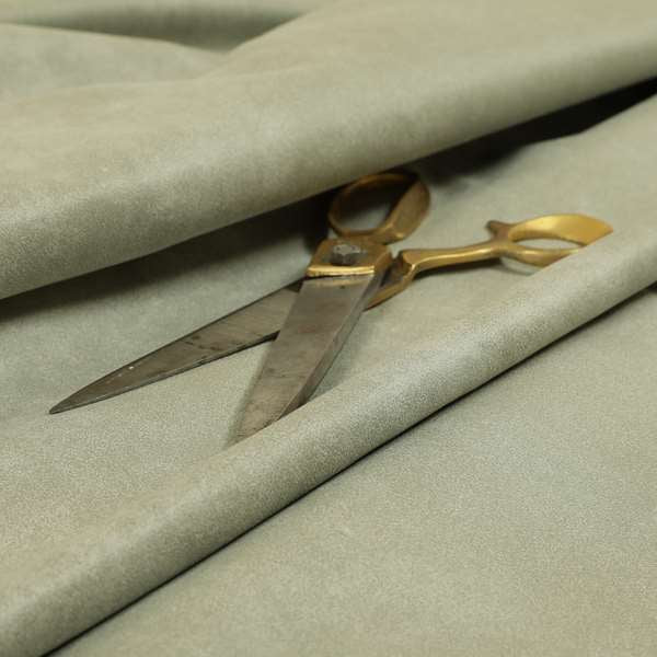 Lisbon Faux Suede Leatherette Finish Upholstery Fabric In Aqua Colour - Roman Blinds