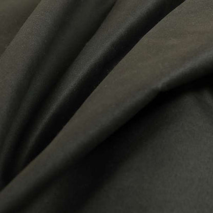 Lisbon Faux Suede Leatherette Finish Upholstery Fabric In Black Colour - Handmade Cushions