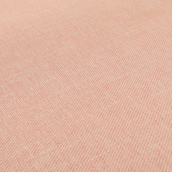 Lotus Pastel Tones Plain Chenille Furnishing Fabric In Pink Colour - Roman Blinds