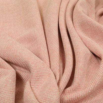 Lotus Pastel Tones Plain Chenille Furnishing Fabric In Pink Colour - Made To Measure Curtains