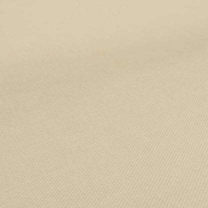 Lotus Pastel Tones Plain Chenille Furnishing Fabric In Cream Colour - Roman Blinds