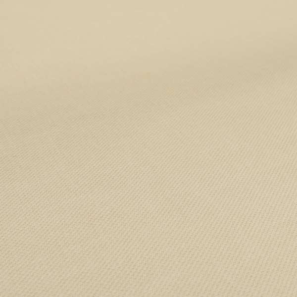 Lotus Pastel Tones Plain Chenille Furnishing Fabric In Cream Colour
