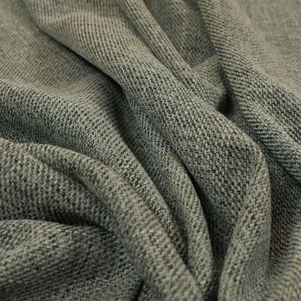 Lotus Pastel Tones Plain Chenille Furnishing Fabric In Grey Colour