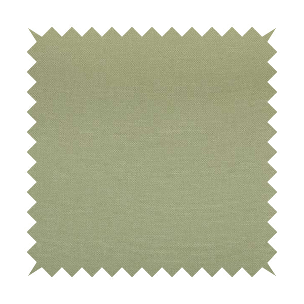 Lotus Pastel Tones Plain Chenille Furnishing Fabric In Green Colour - Roman Blinds