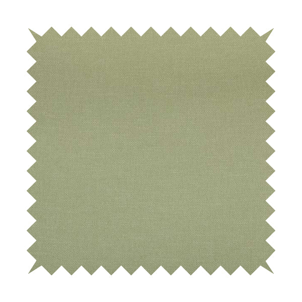 Lotus Pastel Tones Plain Chenille Furnishing Fabric In Green Colour - Handmade Cushions