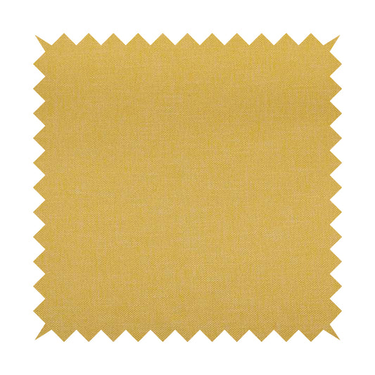 Lotus Pastel Tones Plain Chenille Furnishing Fabric In Yellow Colour