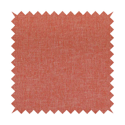 Lotus Pastel Tones Plain Chenille Furnishing Fabric In Red Colour