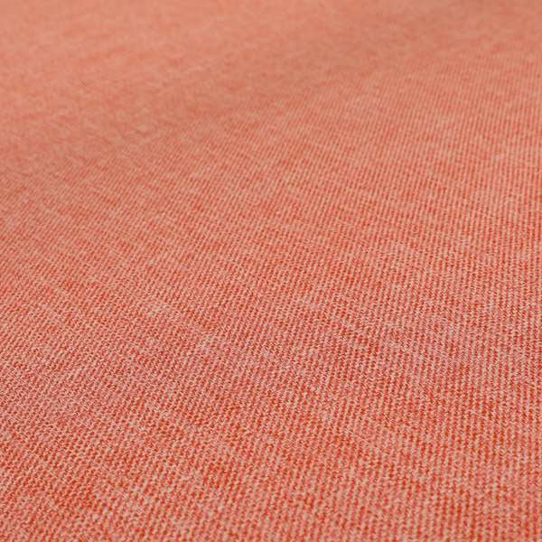 Lotus Pastel Tones Plain Chenille Furnishing Fabric In Red Colour - Made To Measure Curtains