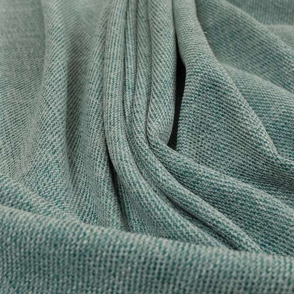 Lotus Pastel Tones Plain Chenille Furnishing Fabric In Blue Colour - Roman Blinds