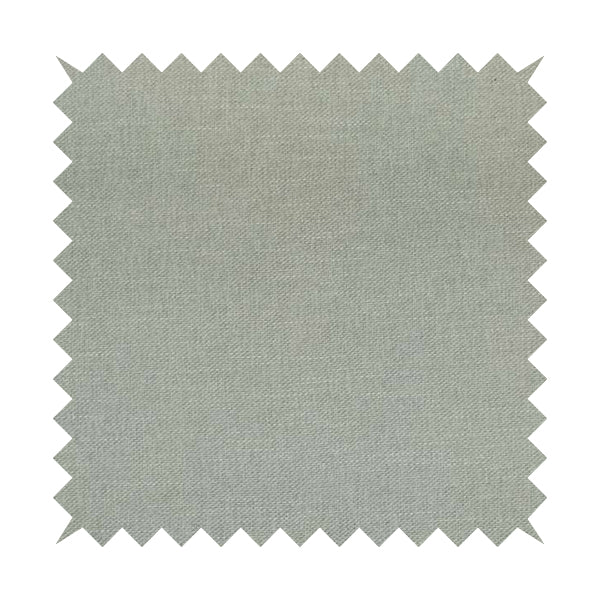 Lotus Pastel Tones Plain Chenille Furnishing Fabric In Silver Colour - Roman Blinds